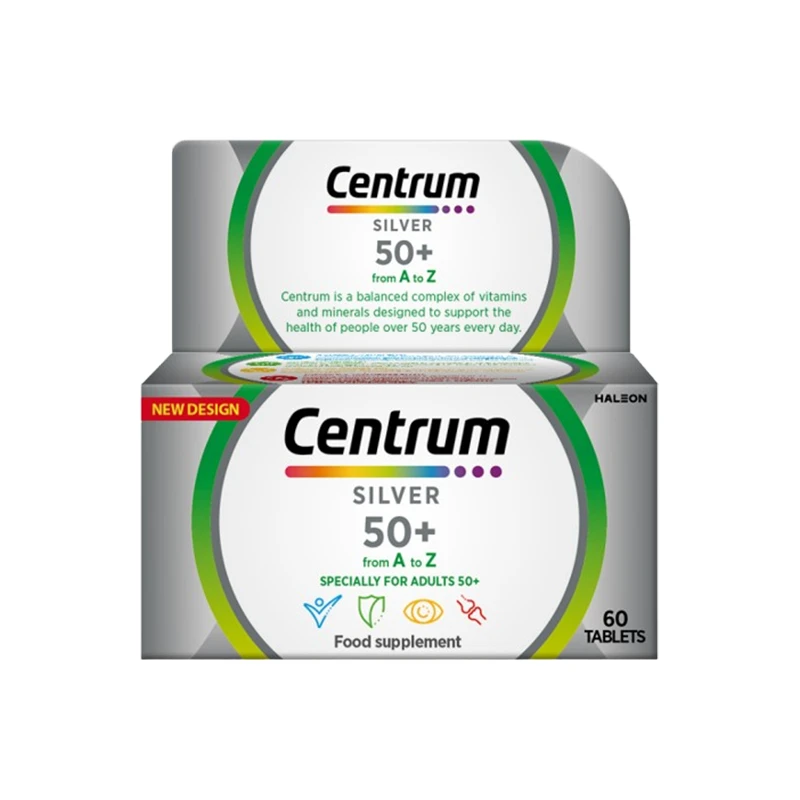 CENTRUM Silver 50 plus vitamini i minerali 60 tableta 